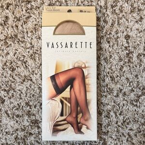 Vassarette Sheer Lace Top Hosiery